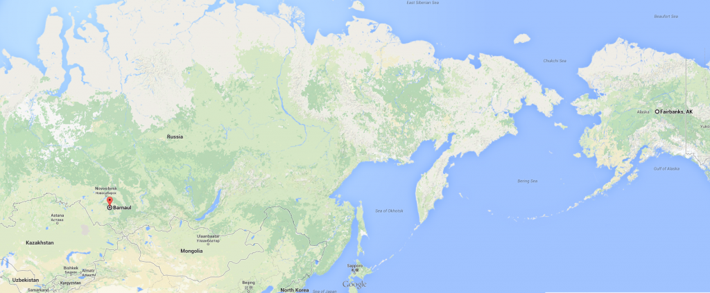 The Rotaract district meeting took place outside Barnaul, Russia. (In 2005, the Rotary District included Alaska, the Yukon Territory in Canada, and all of Russia east of the Ural Mountains.)