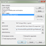 Adding an External Tool