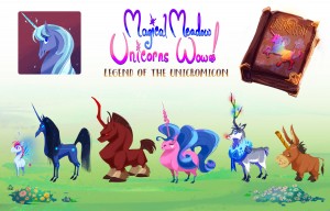 "MMUW: Legend of the Uicromicon" was a prototype for a mobile game. Artwork by Rachel J Corey